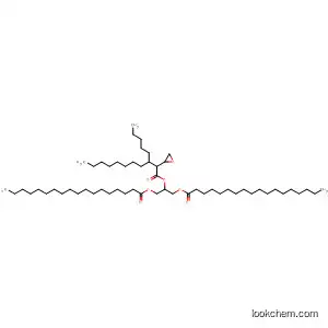 Molecular Structure of 39111-19-8 (Oxiraneoctanoic acid, 3-octyl-,
2-[(1-oxooctadecyl)oxy]-1-[[(1-oxooctadecyl)oxy]methyl]ethyl ester, cis-)