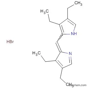 Molecular Structure of 4809-23-8 (1H-Pyrrole, 2-[(3,4-diethyl-2H-pyrrol-2-ylidene)methyl]-3,4-diethyl-,
monohydrobromide)