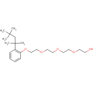 Molecular Structure of 49796-75-0 (Ethanol,
2-[2-[2-[2-[(1,1,3,3-tetramethylbutyl)phenoxy]ethoxy]ethoxy]ethoxy]-)