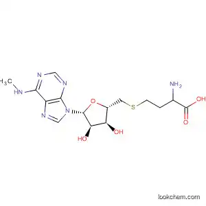 Molecular Structure of 50698-77-6 (Adenosine, 5'-S-(3-amino-3-carboxypropyl)-N-methyl-5'-thio-)