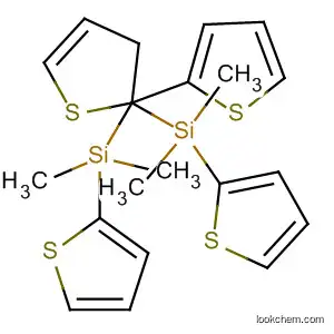 Molecular Structure of 51384-56-6 (Silane, [2,2'-bithiophene]-5,5'-diylbis[dimethyl-2-thienyl-)