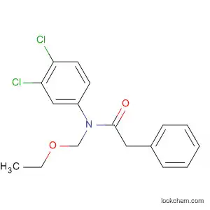 Molecular Structure of 54960-04-2 (Benzeneacetamide, N-(3,4-dichlorophenyl)-N-(ethoxymethyl)-)