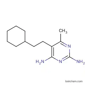 Molecular Structure of 55096-37-2 (2,4-Pyrimidinediamine, 5-(2-cyclohexylethyl)-6-methyl-)