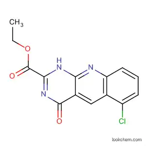 Pyrimido[4,5-b]quinoline-2-carboxylic acid, 6-chloro-1,4-dihydro-4-oxo-,
ethyl ester