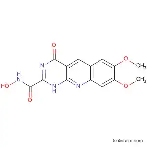 Pyrimido[4,5-b]quinoline-2-carboxamide,
1,4-dihydro-N-hydroxy-7,8-dimethoxy-4-oxo-
