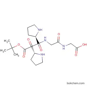 Molecular Structure of 55325-77-4 (Glycine,
N-[N-[1-[1-[(1,1-dimethylethoxy)carbonyl]-L-prolyl]-L-prolyl]glycyl]-)