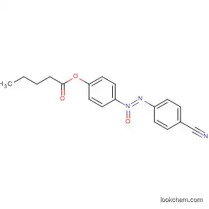 Molecular Structure of 56691-06-6 (Pentanoic acid, 4-[(4-cyanophenyl)azoxy]phenyl ester)