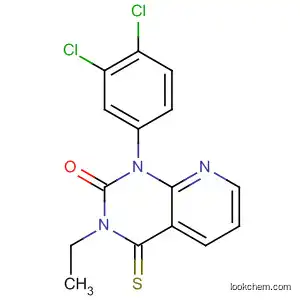 Molecular Structure of 56887-34-4 (Pyrido[2,3-d]pyrimidin-2(1H)-one,
1-(3,4-dichlorophenyl)-3-ethyl-3,4-dihydro-4-thioxo-)