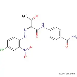Molecular Structure of 57206-90-3 (Benzamide, 4-[[2-[(4-chloro-2-nitrophenyl)azo]-1,3-dioxobutyl]amino]-)
