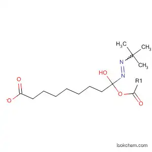 Molecular Structure of 57910-64-2 (1-Heptanol, 1-[(1,1-dimethylethyl)azo]-, acetate (ester))