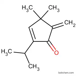 Molecular Structure of 58851-32-4 (2-Cyclopenten-1-one, 4,4-dimethyl-5-methylene-2-(1-methylethyl)-)