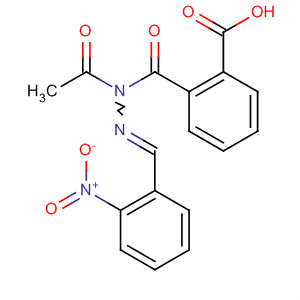Benzoic acid, acetyl[(2-nitrophenyl)methylene]hydrazide