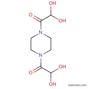 Molecular Structure of 59130-44-8 (Piperazine, 1,4-bis(dihydroxyacetyl)-)
