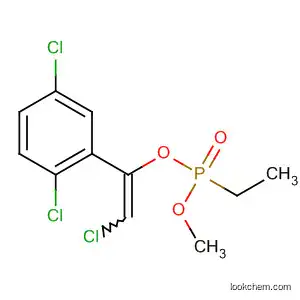 Molecular Structure of 59149-53-0 (Phosphonic acid, ethyl-, 2-chloro-1-(2,5-dichlorophenyl)ethenyl methyl
ester)