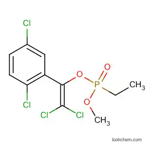 Molecular Structure of 59149-61-0 (Phosphonic acid, ethyl-, 2,2-dichloro-1-(2,5-dichlorophenyl)ethenyl
methyl ester)