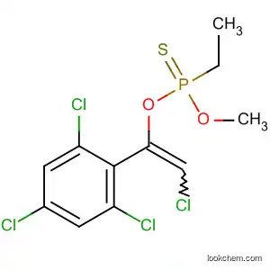Molecular Structure of 59149-73-4 (Phosphonothioic acid, ethyl-,
O-[2-chloro-1-(2,4,6-trichlorophenyl)ethenyl] S-methyl ester)