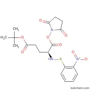 Molecular Structure of 59179-08-7 (Pentanoic acid,
5-[(2,5-dioxo-1-pyrrolidinyl)oxy]-4-[[(2-nitrophenyl)thio]amino]-5-oxo-,
1,1-dimethylethyl ester, (S)-)