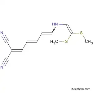 Propanedinitrile,
[5-[[2,2-bis(methylthio)ethenyl]amino]-2,4-pentadienylidene]-, (E,E)-