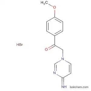 Molecular Structure of 59209-20-0 (Ethanone, 2-(4-imino-1(4H)-pyrimidinyl)-1-(4-methoxyphenyl)-,
monohydrobromide)