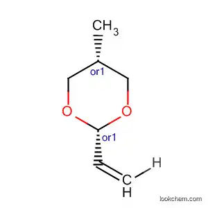 Molecular Structure of 59214-94-7 (1,3-Dioxane, 2-ethenyl-5-methyl-, cis-)