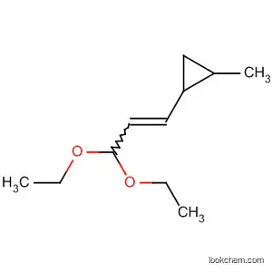 Molecular Structure of 59226-90-3 (Cyclopropane, 1-(3,3-diethoxy-1-propenyl)-2-methyl-)