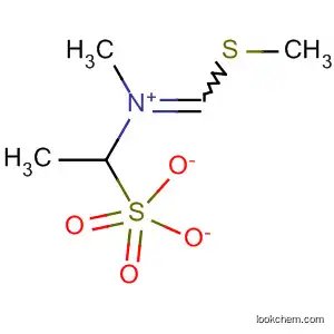 Molecular Structure of 59259-50-6 (Methanaminium, N-methyl-N-[(methylthio)methylene]-, methyl sulfate)