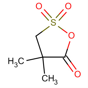 1,2-Oxathiolan-5-one, 4,4-dimethyl-, 2,2-dioxide