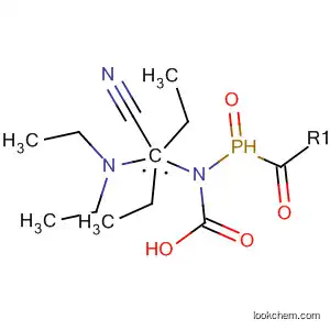 Molecular Structure of 59374-63-9 (Phosphoramidic acid, [cyano(diethylamino)methylene]-, diethyl ester)