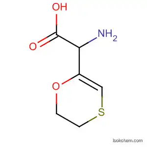 Molecular Structure of 59616-45-4 (1,4-Oxathiin-2-acetic acid, a-amino-5,6-dihydro-)
