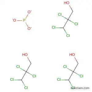 Molecular Structure of 59671-24-8 (1-Propanol, 2,2,3,3-tetrachloro-, phosphite (3:1))