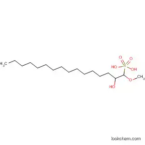 Molecular Structure of 59679-94-6 (2-Hexadecanol, 1-methoxy-, hydrogen sulfate, sodium salt)