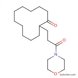 Molecular Structure of 59684-32-1 (Morpholine, 4-[1-oxo-3-(2-oxocyclododecyl)propyl]-)