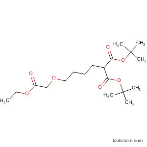 Molecular Structure of 59768-28-4 (Propanedioic acid, [4-(2-ethoxy-2-oxoethoxy)butyl]-,
bis(1,1-dimethylethyl) ester)