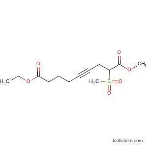 Molecular Structure of 59768-30-8 (4-Nonynedioic acid, 2-(methylsulfonyl)-, 1-ethyl 9-methyl ester)
