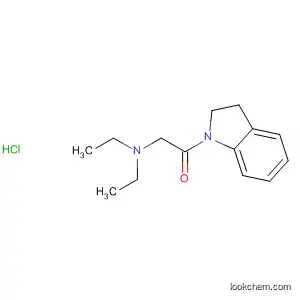 Molecular Structure of 59836-73-6 (1H-Indole, 1-[(diethylamino)acetyl]-2,3-dihydro-, monohydrochloride)
