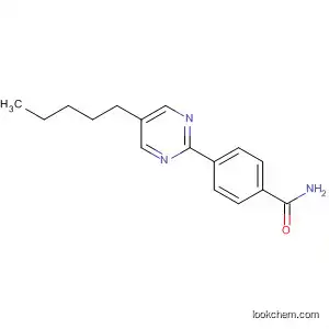 Molecular Structure of 59855-04-8 (Benzamide, 4-(5-pentyl-2-pyrimidinyl)-)