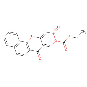 3H,12H-Naphtho[1,2-b]pyrano[2,3-d]pyran-2-carboxylic acid,  3,12-dioxo-, ethyl ester