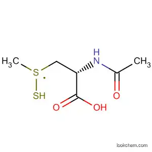 Molecular Structure of 59901-94-9 (Alanine, N-acetyl-3-(methyldithio)-)