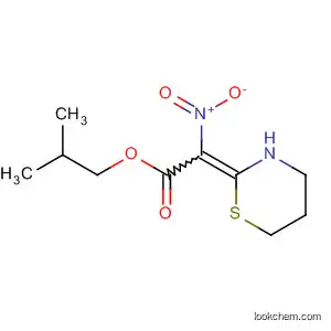 Molecular Structure of 60517-13-7 (Acetic acid, nitro(tetrahydro-2H-1,3-thiazin-2-ylidene)-, 2-methylpropyl
ester)