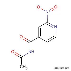 Molecular Structure of 60780-61-2 (4-Pyridinecarboxamide, N-acetyl-2-nitro-)