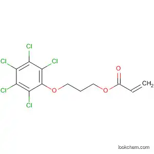 Molecular Structure of 61670-52-8 (2-Propenoic acid, 3-(pentachlorophenoxy)propyl ester)