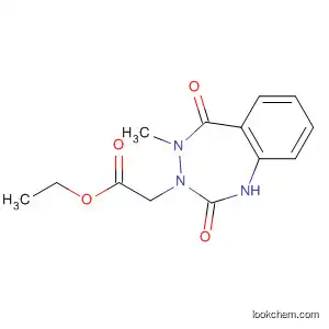 Molecular Structure of 62493-23-6 (3H-1,3,4-Benzotriazepine-3-acetic acid,
1,2,4,5-tetrahydro-4-methyl-2,5-dioxo-, ethyl ester)