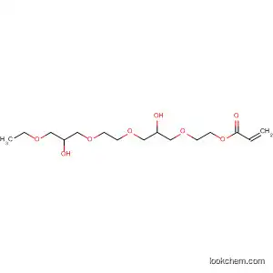 Molecular Structure of 62732-27-8 (2-Propenoic acid,
5,12-dihydroxy-3,7,10,14-tetraoxahexadecane-1,16-diyl ester)