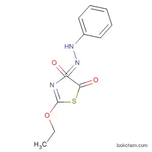 Molecular Structure of 62847-02-3 (4,5-Thiazoledione, 2-ethoxy-, 4-(phenylhydrazone))