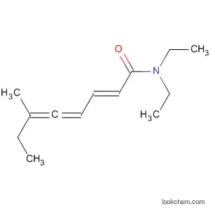 Molecular Structure of 62872-65-5 (2,4,5-Octatrienamide, N,N-diethyl-6-methyl-, (E)-)