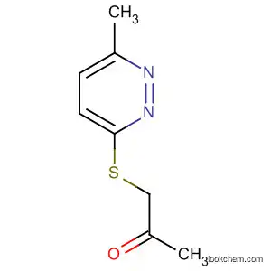 Molecular Structure of 63052-38-0 (2-Propanone, 1-[(6-methyl-3-pyridazinyl)thio]-)