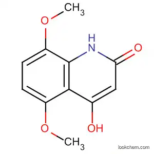 Molecular Structure of 63070-59-7 (2(1H)-Quinolinone, 4-hydroxy-5,8-dimethoxy-)