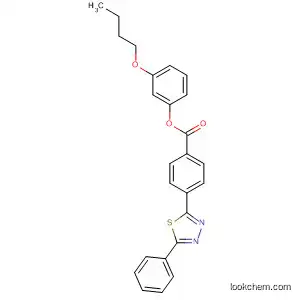 Molecular Structure of 63076-20-0 (Benzoic acid, 4-(5-phenyl-1,3,4-thiadiazol-2-yl)-, 3-butoxyphenyl ester)