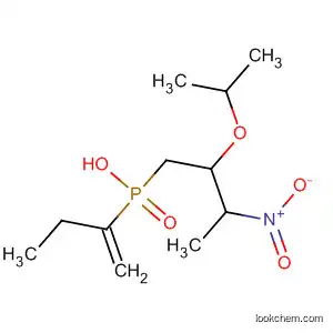 Molecular Structure of 63080-96-6 (Phosphinic acid, 2-butenyl(2-hydroxy-3-nitrobutyl)-, 1-methylethyl ester)