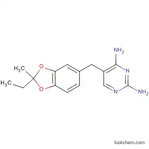 Molecular Structure of 63124-64-1 (2,4-Pyrimidinediamine,
5-[(2-ethyl-2-methyl-1,3-benzodioxol-5-yl)methyl]-)